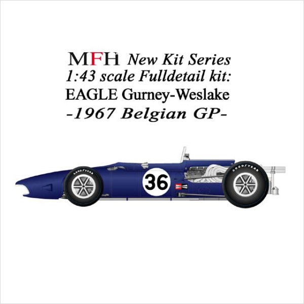 モデルファクトリーヒロ MFH K329 1/43 イーグル Gurney-Weslake