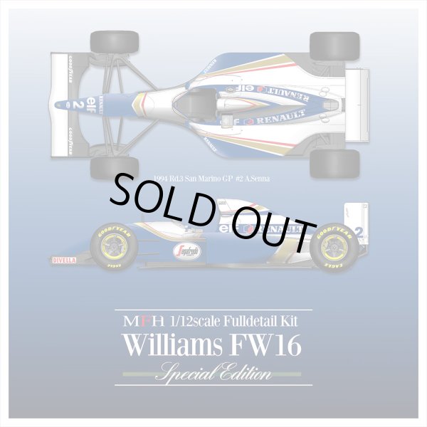 MFH 1/12 ウィリアムズ FW16 [ Special Edition ] モデルファクトリー 