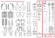 モデルファクトリーヒロ MFH K847 1/12 プジョー 905 Evo1 Bis LM1992 パーツ・リスト