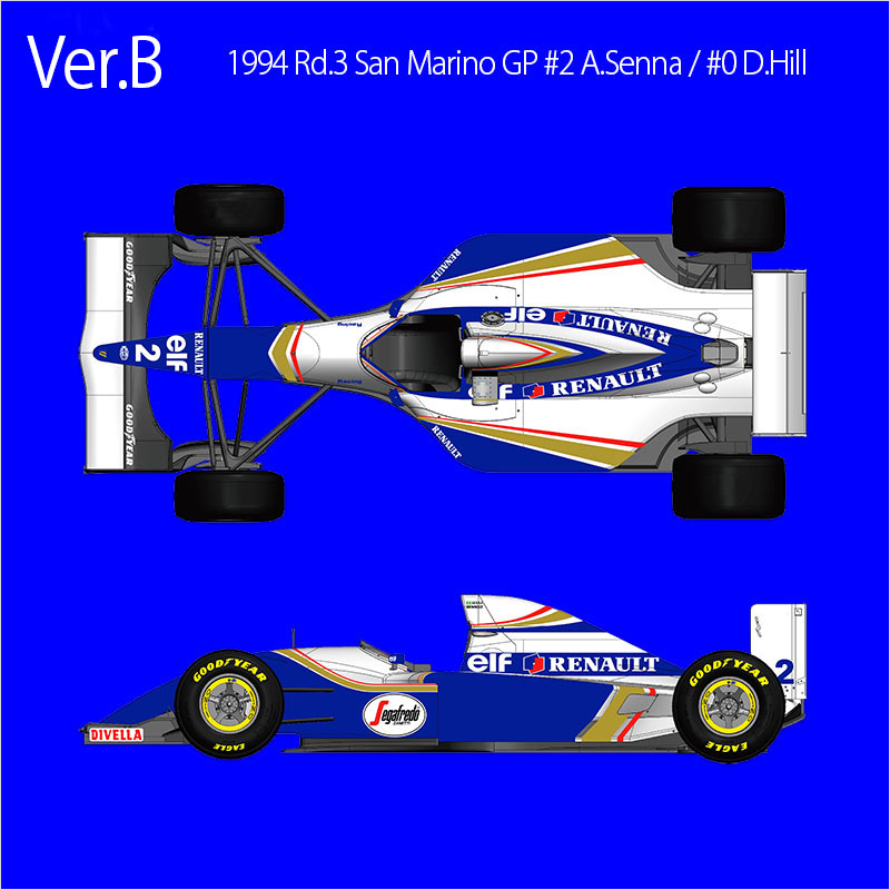 モデルファクトリーヒロ MFH K535 K536 K620 1/43 ウィリアムズ FW16